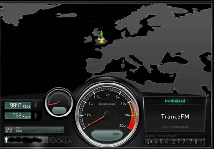Broadband speed test image